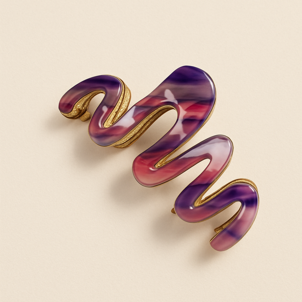 Vlnitý skřipec PEGOLA fialovo-růžový2